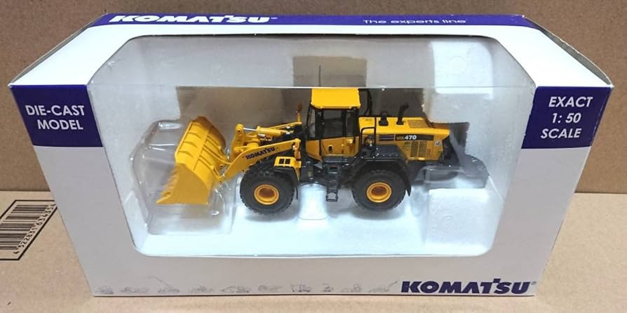 コマツ建機　KOMATSU WA470 　 1:50 Amazon | ユニバーサルホビー 1/50 コマツ WA470-8 ホイール